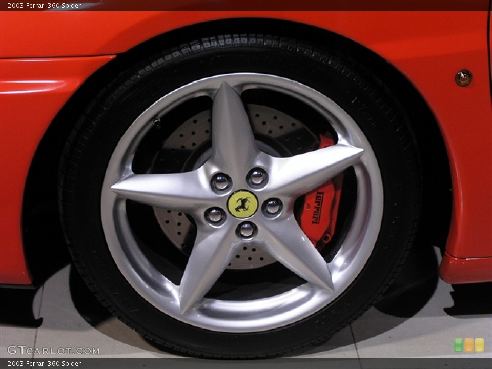 2003 Ferrari 360 Spider Wheel and Tire Photo #195624