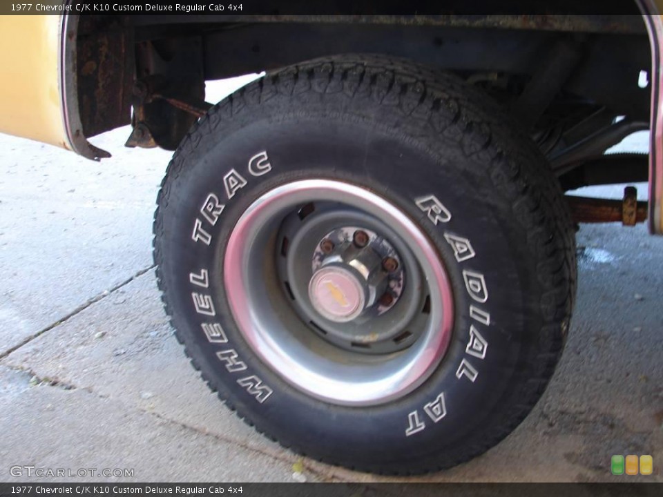1977 Chevrolet C/K K10 Custom Deluxe Regular Cab 4x4 Wheel and Tire Photo #20341091