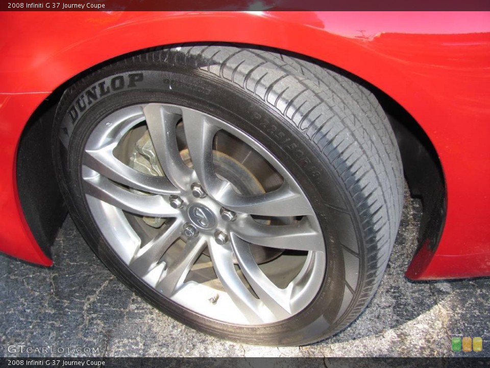 2008 Infiniti G 37 Journey Coupe Wheel and Tire Photo #20391768