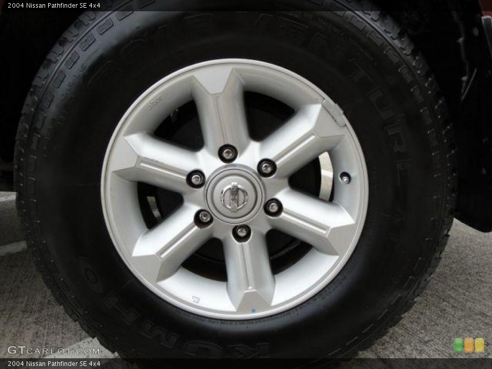 2004 Nissan Pathfinder SE 4x4 Wheel and Tire Photo #20631650