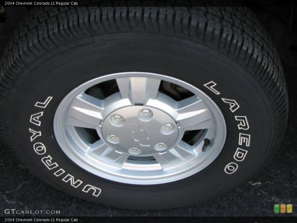 2004 Chevrolet Colorado LS Regular Cab Wheel and Tire Photo #2071464