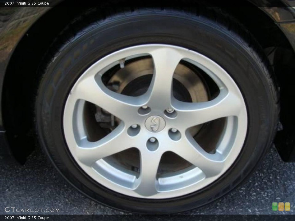 2007 Infiniti G 35 Coupe Wheel and Tire Photo #21429250