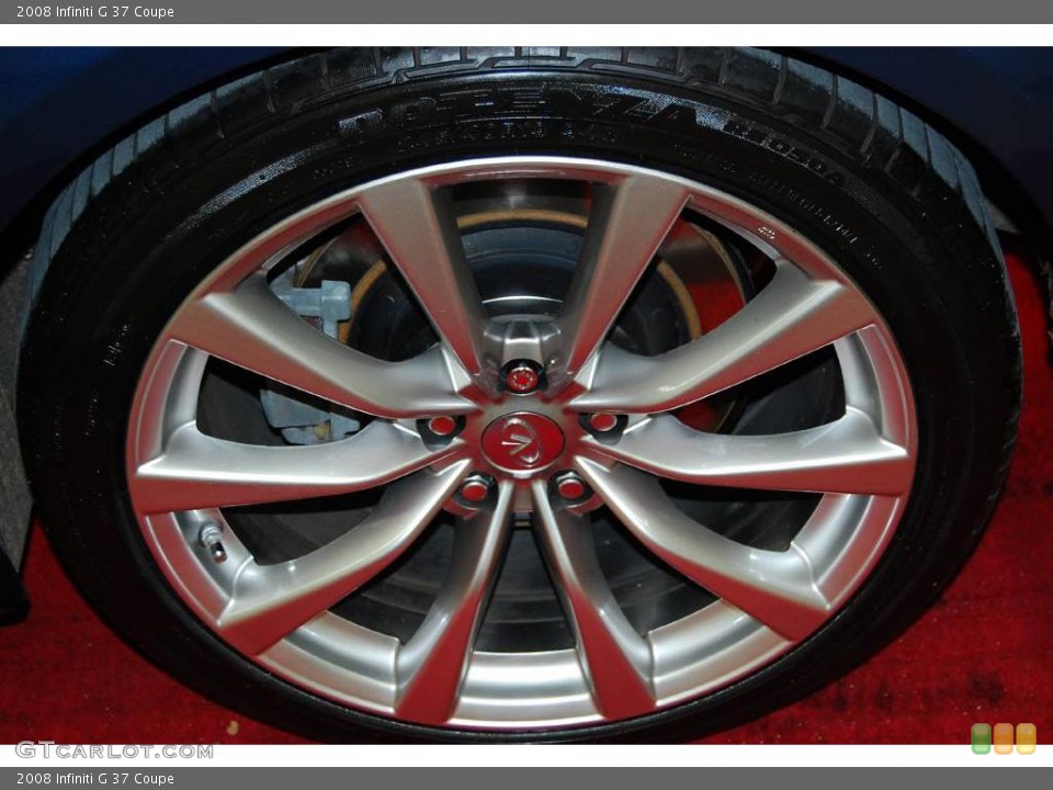 2008 Infiniti G 37 Coupe Wheel and Tire Photo #22670454