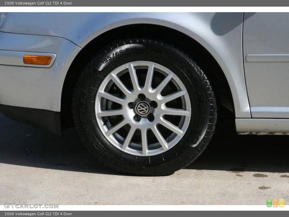 2006 Volkswagen Golf GLS TDI 4 Door Wheel and Tire Photo #22698904