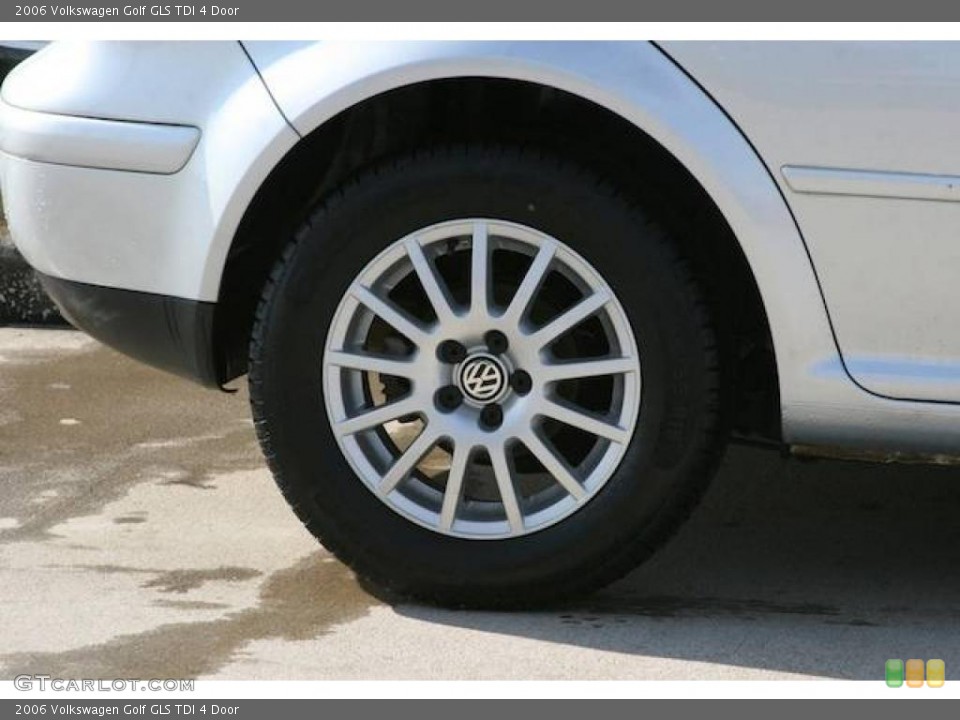 2006 Volkswagen Golf GLS TDI 4 Door Wheel and Tire Photo #22699152