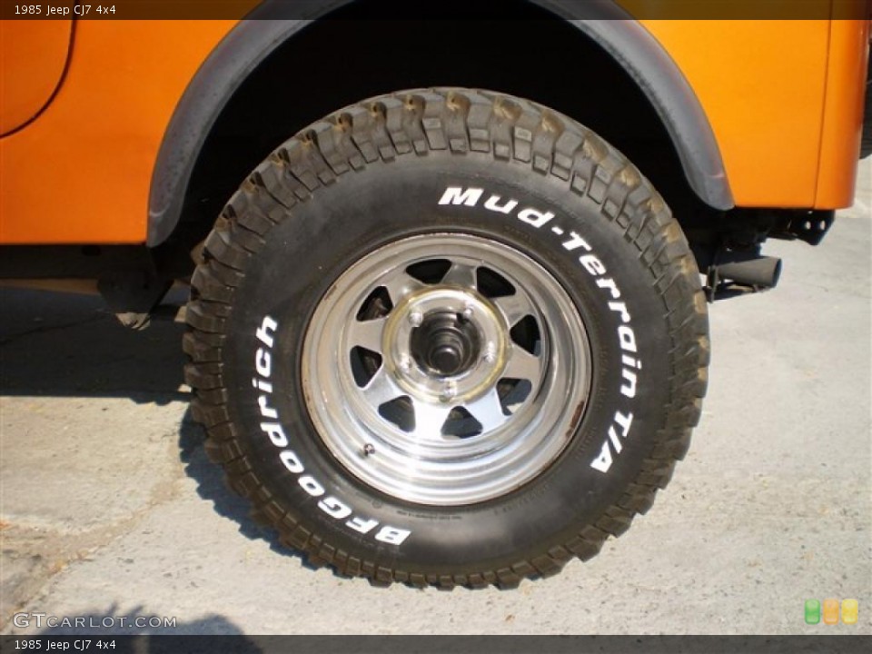 1985 Jeep CJ7 Custom Wheel and Tire Photo #23225194