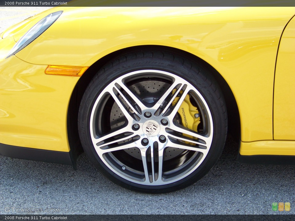 2008 Porsche 911 Turbo Cabriolet Wheel and Tire Photo #236979