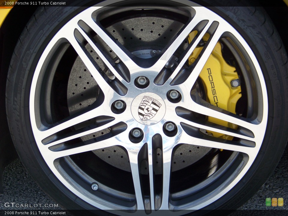 2008 Porsche 911 Turbo Cabriolet Wheel and Tire Photo #236986