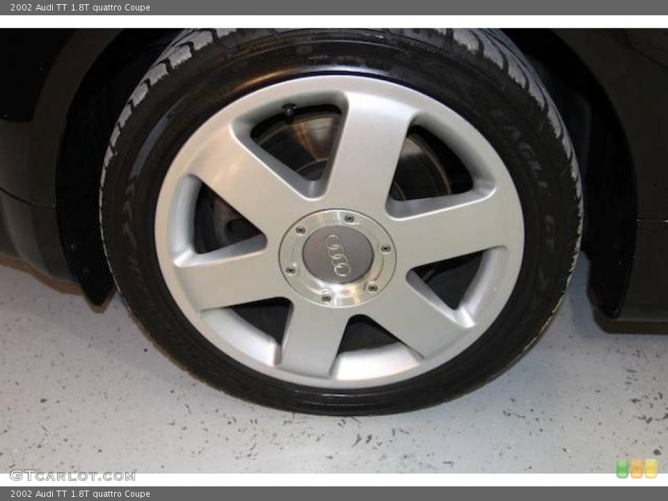 2002 Audi TT 1.8T quattro Coupe Wheel and Tire Photo #24463767