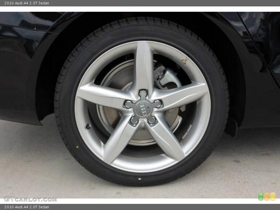 2010 Audi A4 2.0T Sedan Wheel and Tire Photo #24905899