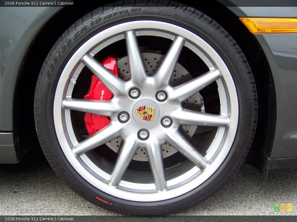 2008 Porsche 911 Carrera S Cabriolet Wheel and Tire Photo #252988