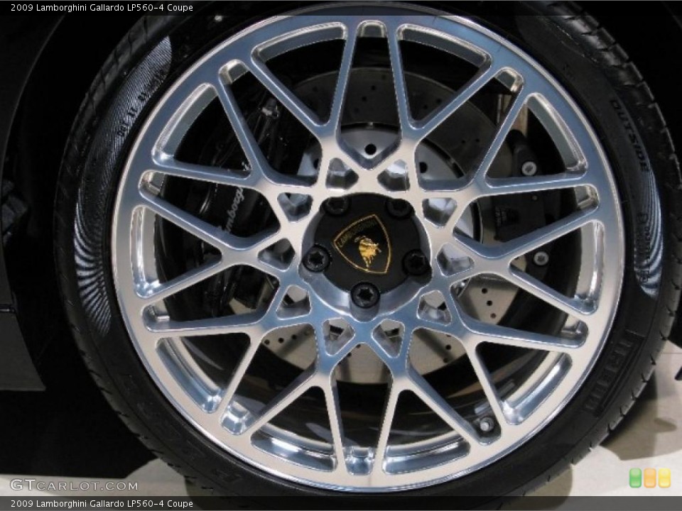 2009 Lamborghini Gallardo LP560-4 Coupe Wheel and Tire Photo #25464794