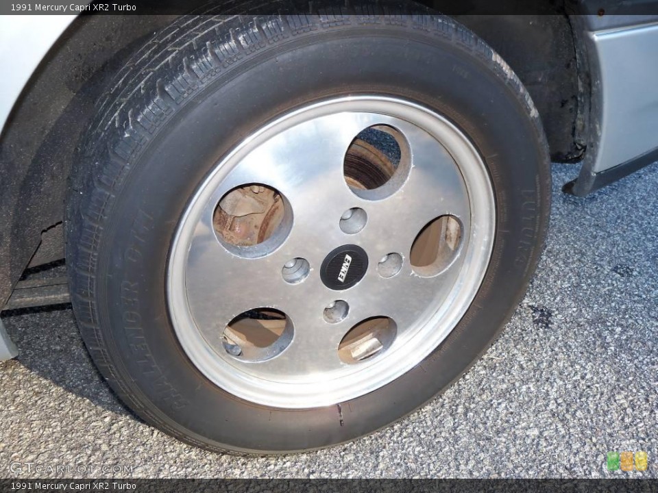 1991 Mercury Capri Custom Wheel and Tire Photo #25797290