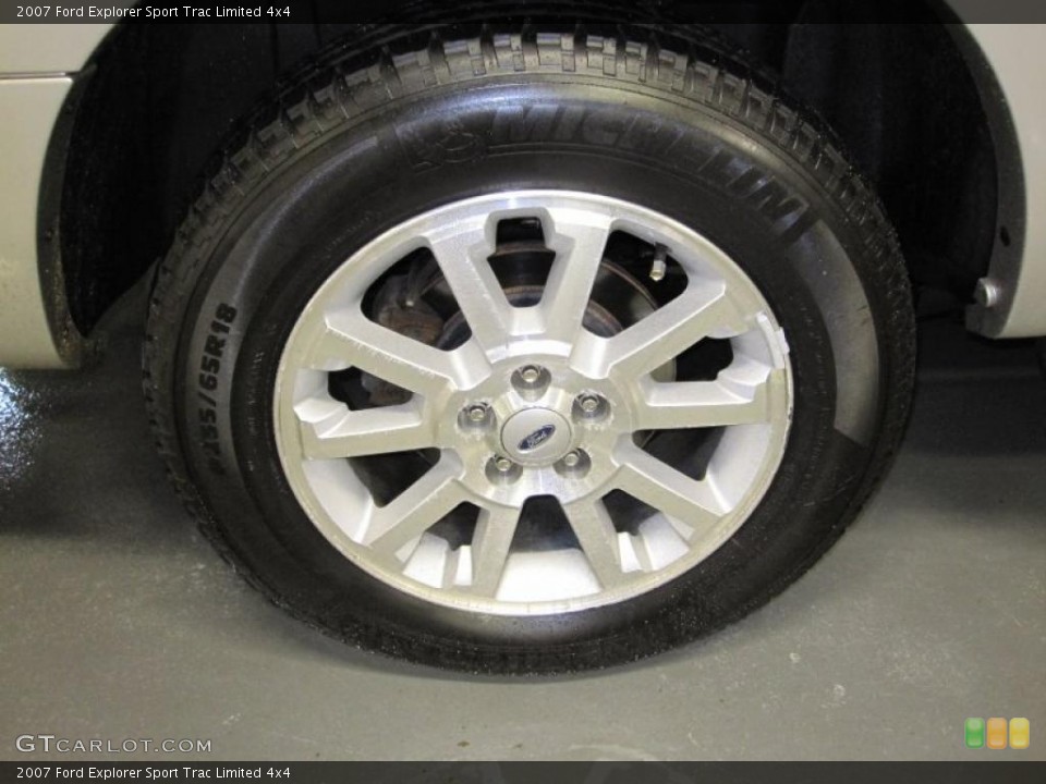2007 Ford Explorer Sport Trac Limited 4x4 Wheel and Tire Photo #26054973