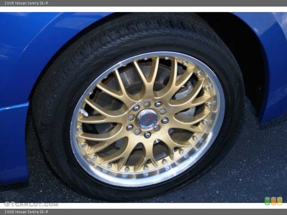2008 Nissan Sentra Custom Wheel and Tire Photo #26390887