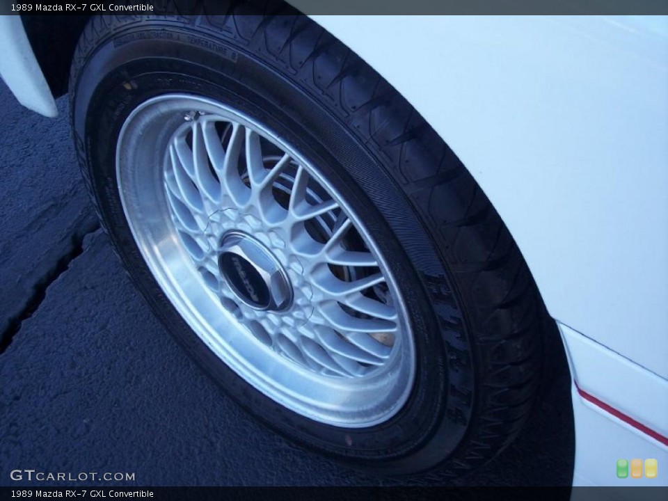1989 Mazda RX-7 GXL Convertible Wheel and Tire Photo #26483405
