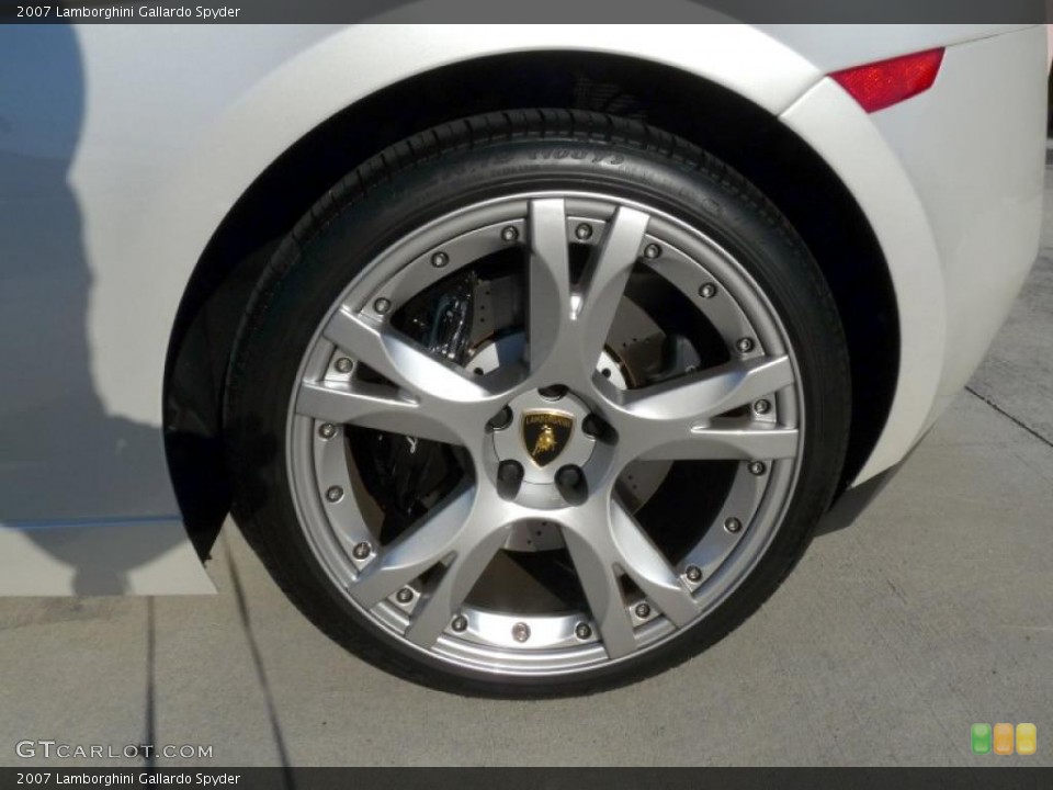 2007 Lamborghini Gallardo Spyder Wheel and Tire Photo #26703975