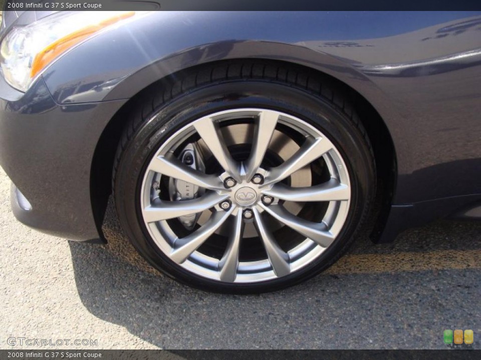 2008 Infiniti G 37 S Sport Coupe Wheel and Tire Photo #27410544