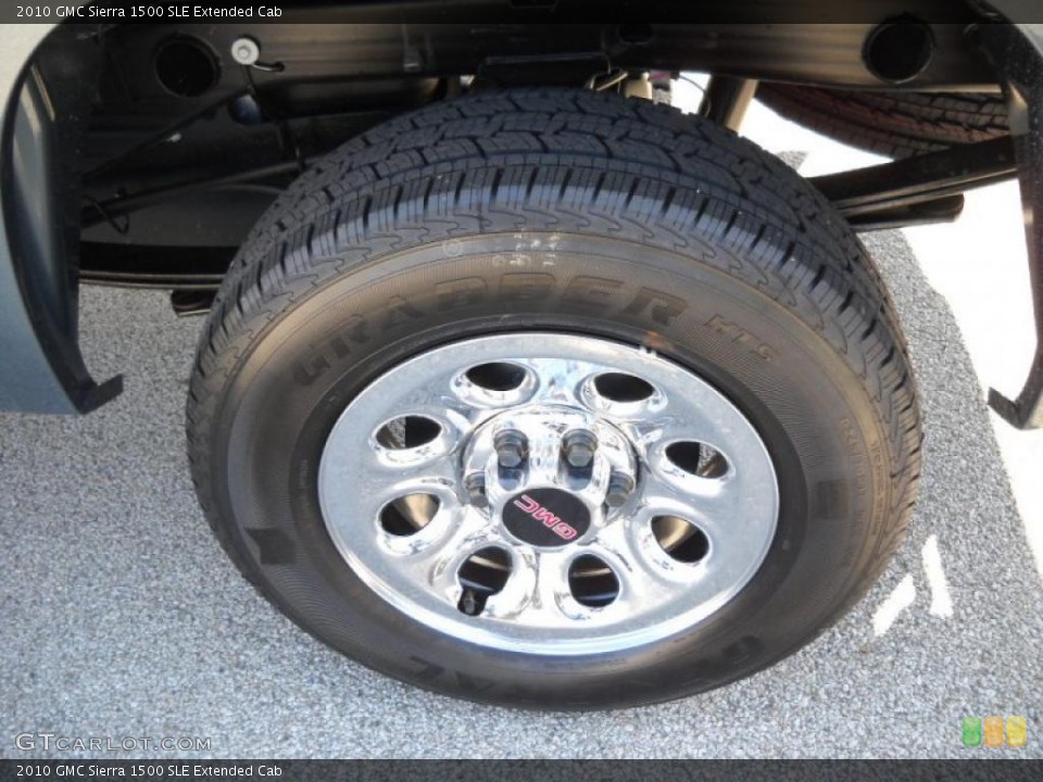 2010 GMC Sierra 1500 SLE Extended Cab Wheel and Tire Photo #27855352