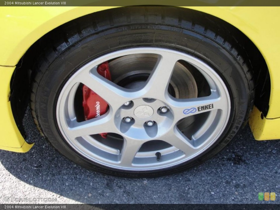 2004 Mitsubishi Lancer Evolution VIII Wheel and Tire Photo #27875625