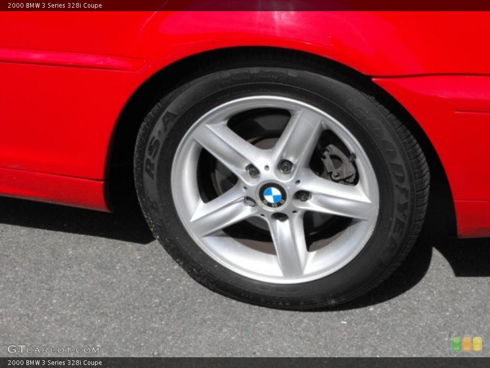 2000 BMW 3 Series 328i Coupe Wheel and Tire Photo #28222070