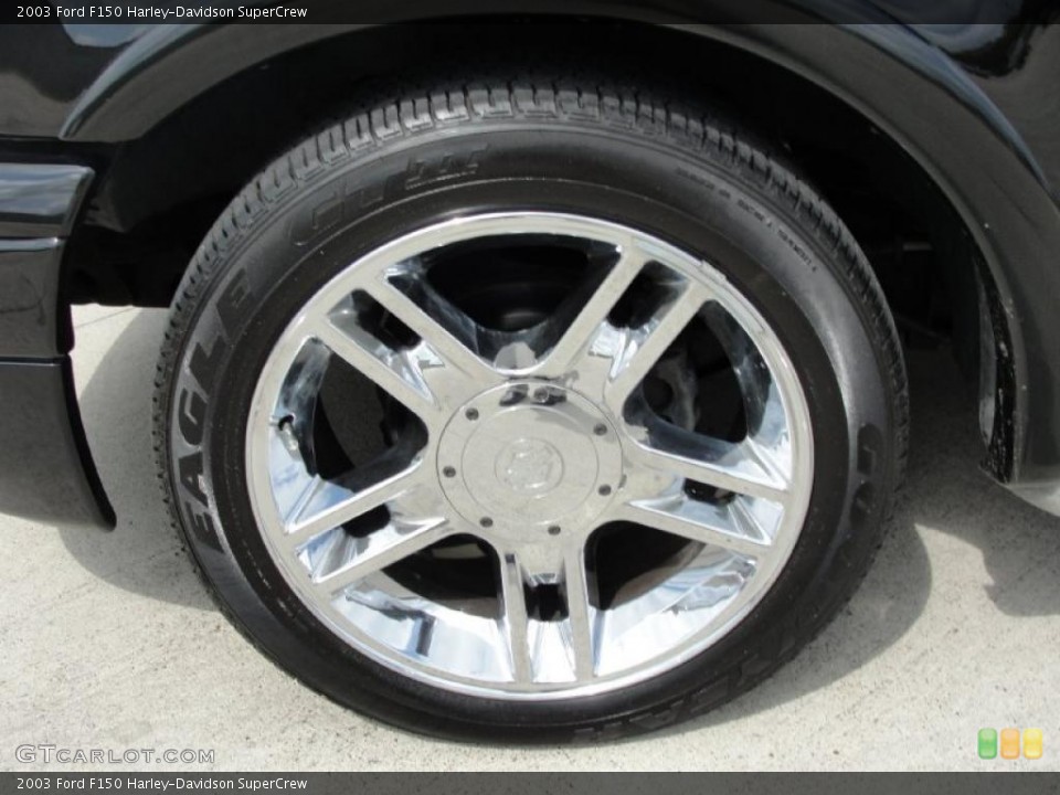 2003 Ford F150 Harley-Davidson SuperCrew Wheel and Tire Photo #28272838