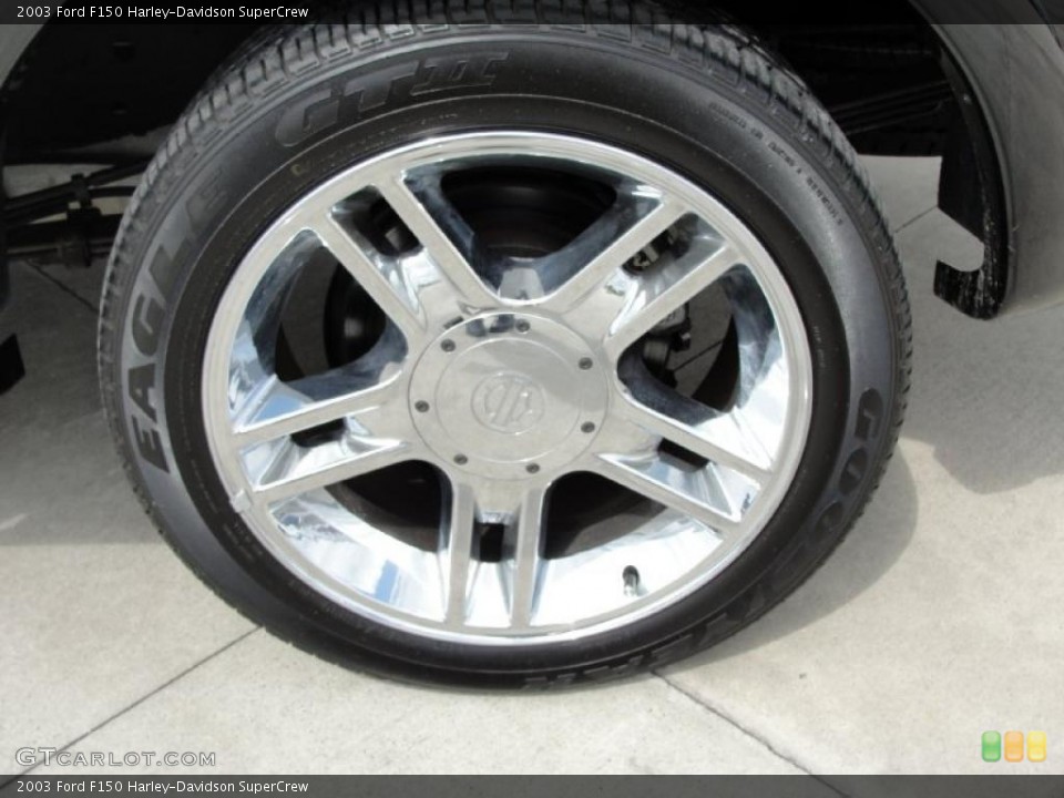 2003 Ford F150 Harley-Davidson SuperCrew Wheel and Tire Photo #28272858