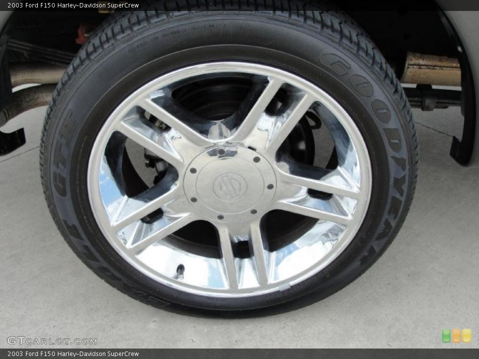 2003 Ford F150 Harley-Davidson SuperCrew Wheel and Tire Photo #28272878