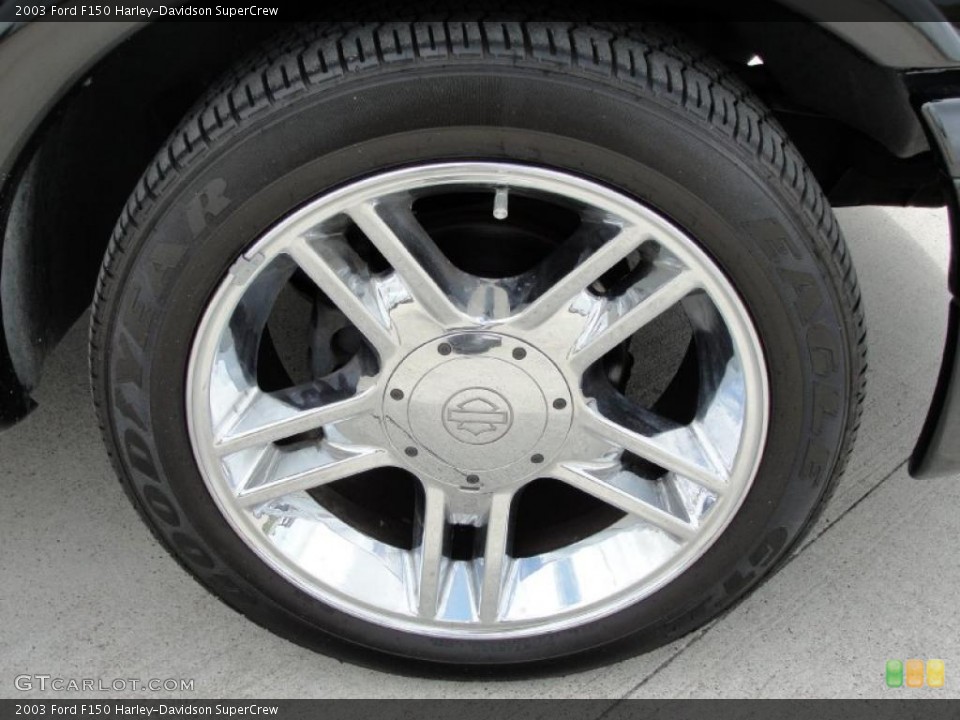 2003 Ford F150 Harley-Davidson SuperCrew Wheel and Tire Photo #28272894