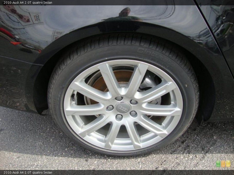 2010 Audi A4 2.0T quattro Sedan Wheel and Tire Photo #28547069