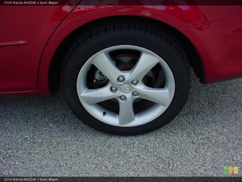 2004 Mazda MAZDA6 s Sport Wagon Wheel and Tire Photo #28644334