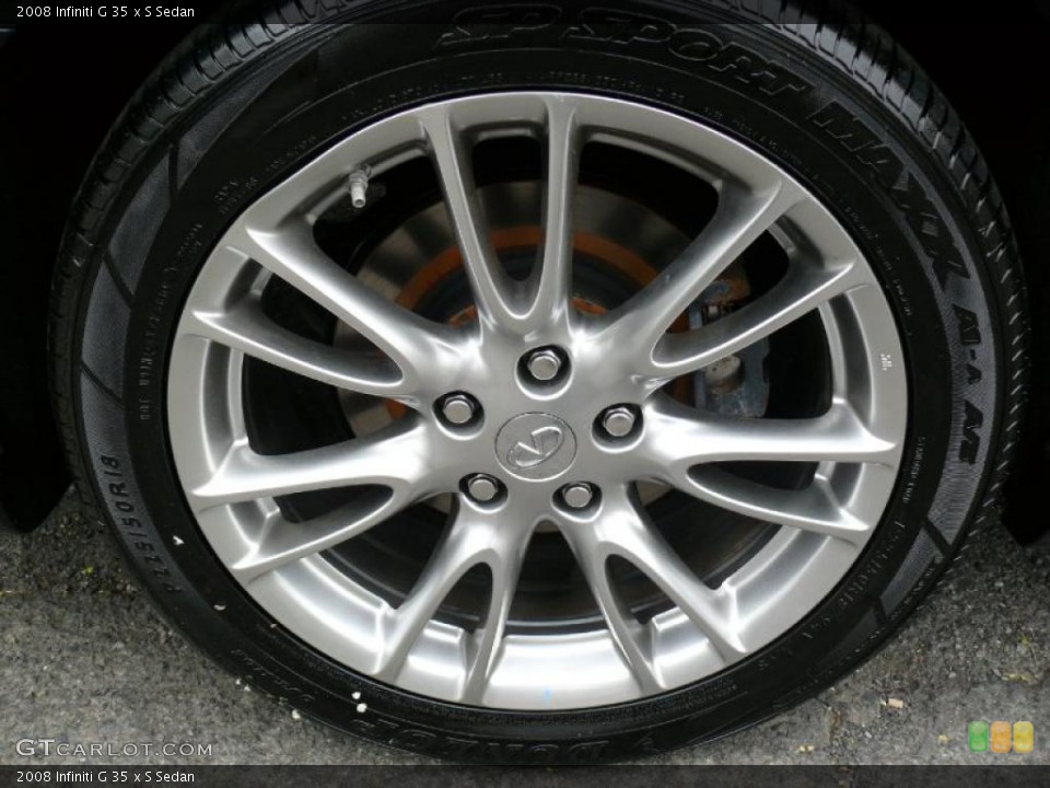 2008 Infiniti G 35 x S Sedan Wheel and Tire Photo #28670462