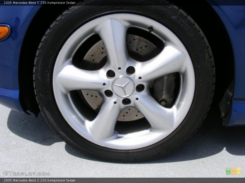 2005 Mercedes-Benz C 230 Kompressor Sedan Wheel and Tire Photo #28871765