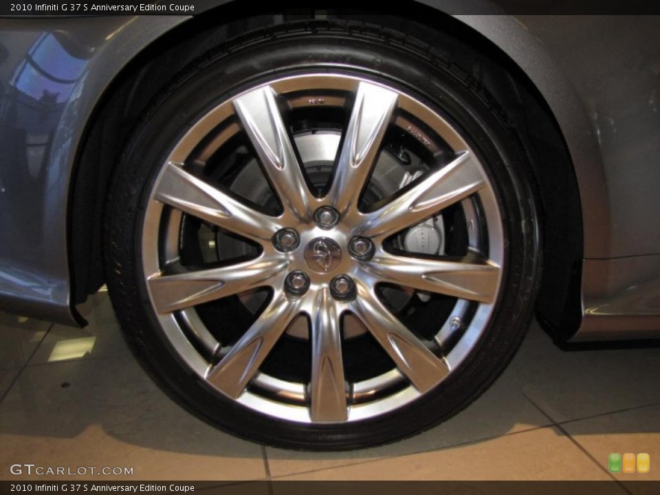 2010 Infiniti G 37 S Anniversary Edition Coupe Wheel and Tire Photo #29245688