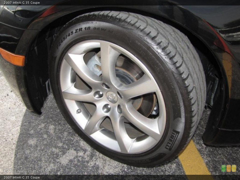 2007 Infiniti G 35 Coupe Wheel and Tire Photo #29907740