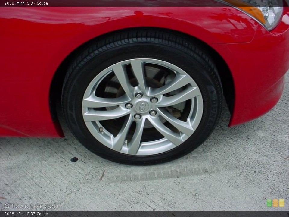 2008 Infiniti G 37 Coupe Wheel and Tire Photo #30218610