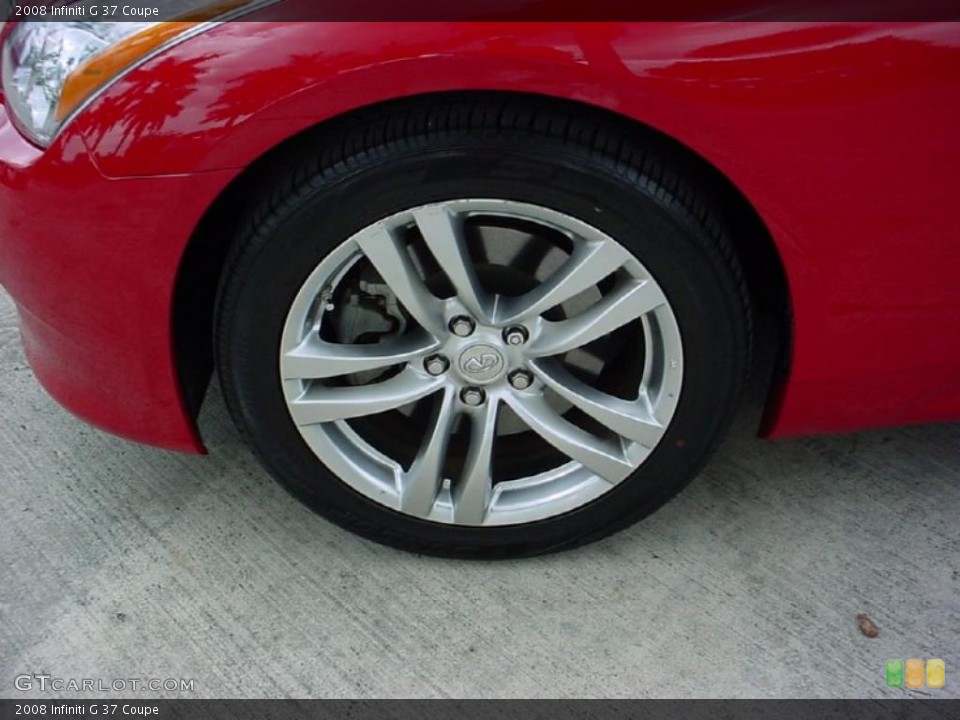 2008 Infiniti G 37 Coupe Wheel and Tire Photo #30218782