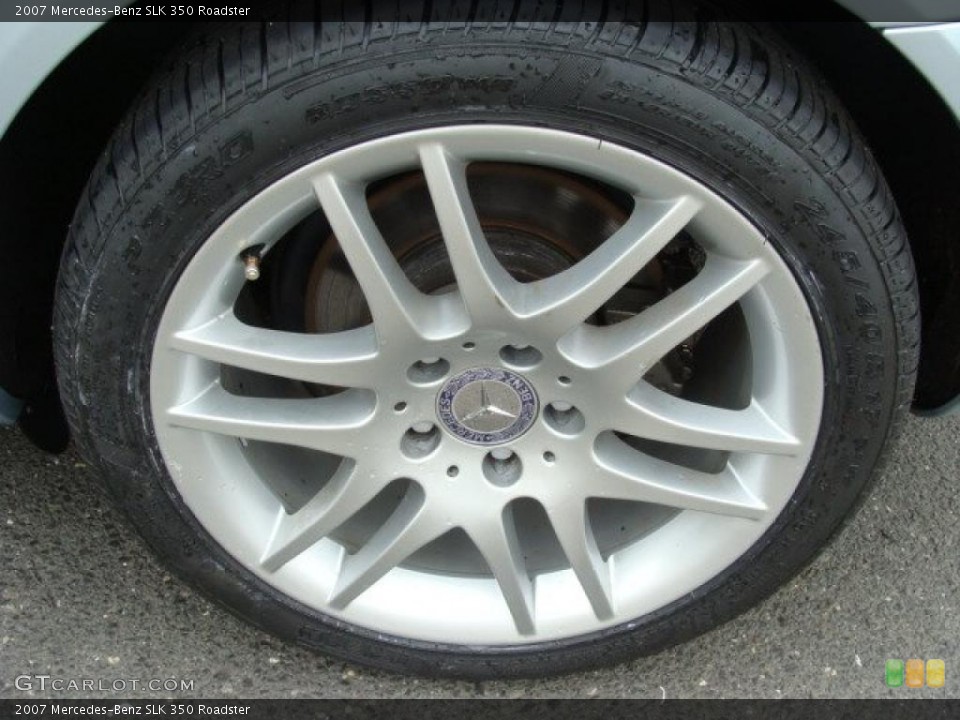 2007 Mercedes-Benz SLK 350 Roadster Wheel and Tire Photo #30653870