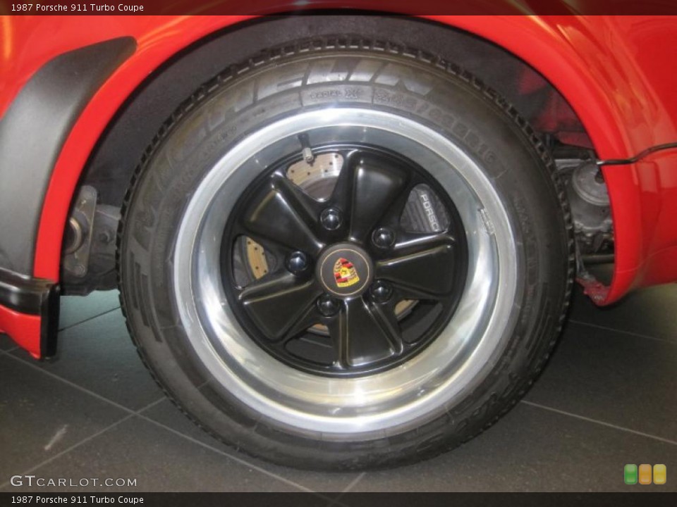 1987 Porsche 911 Turbo Coupe Wheel and Tire Photo #30772523