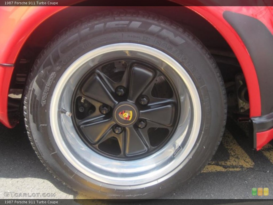 1987 Porsche 911 Turbo Coupe Wheel and Tire Photo #30772640