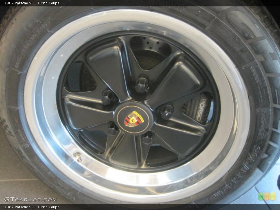 1987 Porsche 911 Turbo Coupe Wheel and Tire Photo #30773119