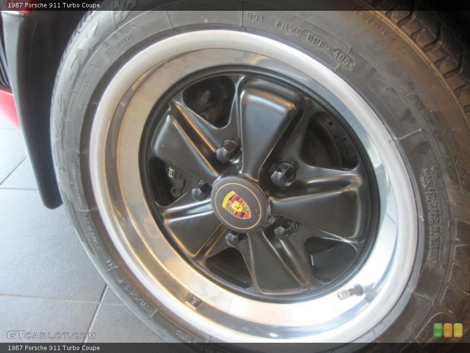 1987 Porsche 911 Turbo Coupe Wheel and Tire Photo #30773163