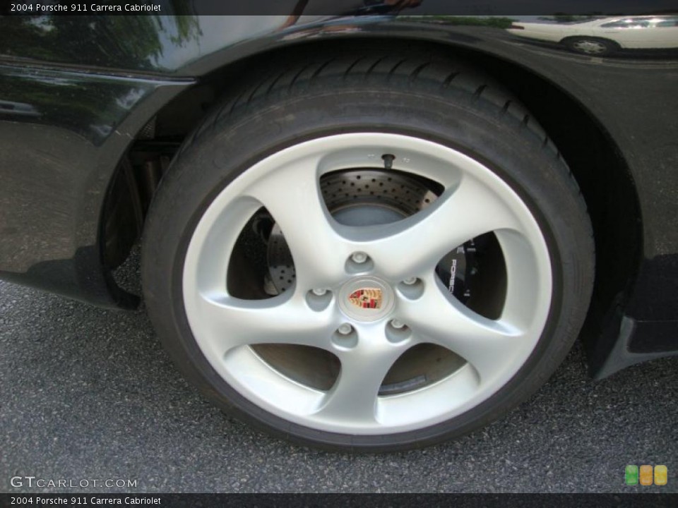 2004 Porsche 911 Carrera Cabriolet Wheel and Tire Photo #30971529