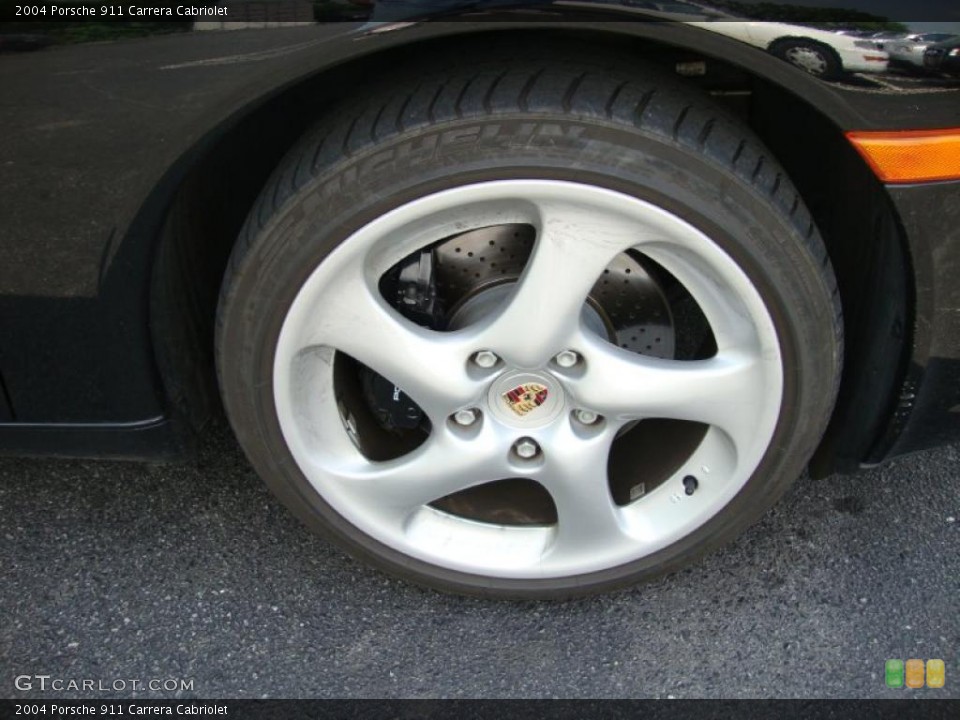 2004 Porsche 911 Carrera Cabriolet Wheel and Tire Photo #30971541