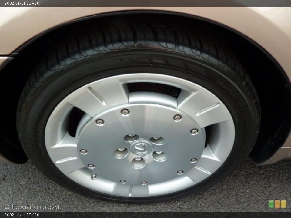2002 Lexus SC 430 Wheel and Tire Photo #31149782