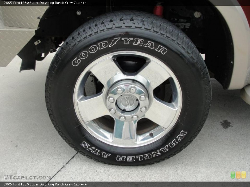 2005 Ford F350 Super Duty King Ranch Crew Cab 4x4 Wheel and Tire Photo #31249953