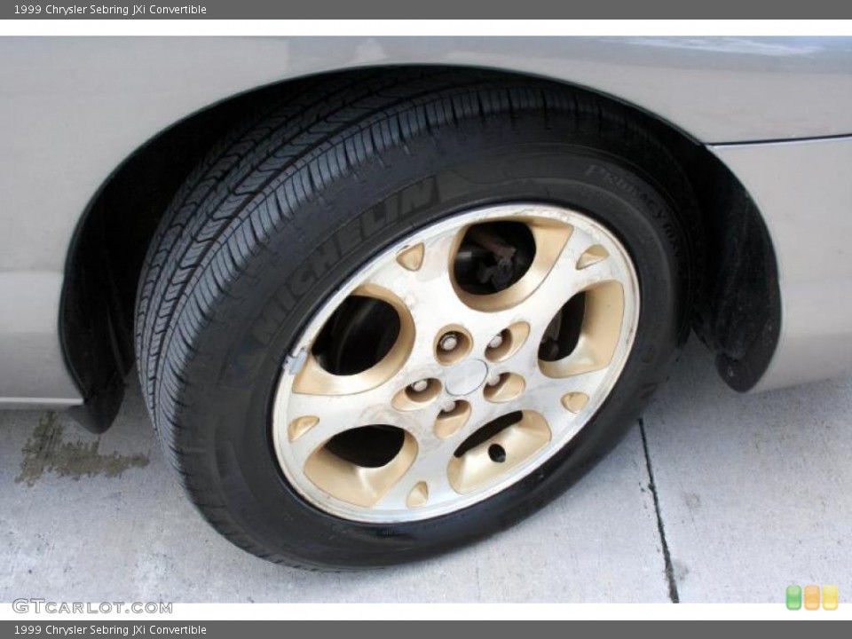 1999 Chrysler Sebring JXi Convertible Wheel and Tire Photo #31441108