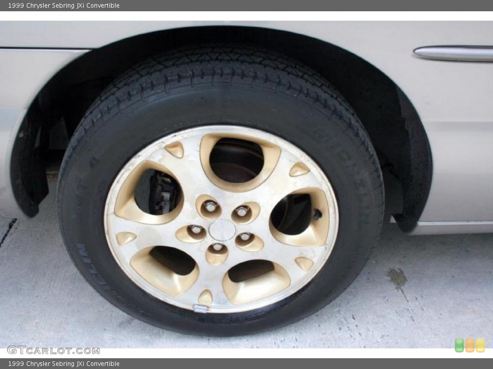 1999 Chrysler Sebring JXi Convertible Wheel and Tire Photo #31441144
