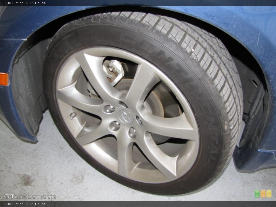 2007 Infiniti G 35 Coupe Wheel and Tire Photo #31511108