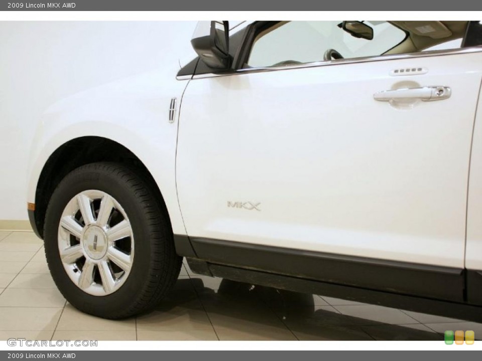 2009 Lincoln MKX AWD Wheel and Tire Photo #32069546